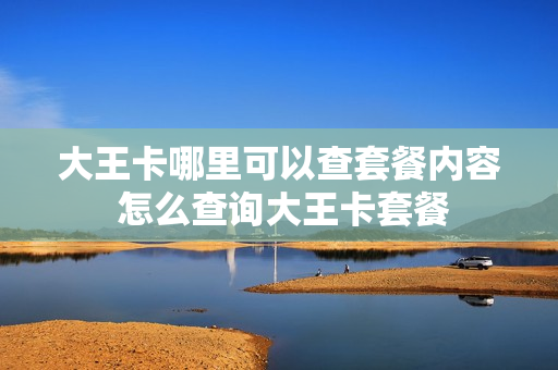 大王卡哪里可以查套餐内容 怎么查询大王卡套餐