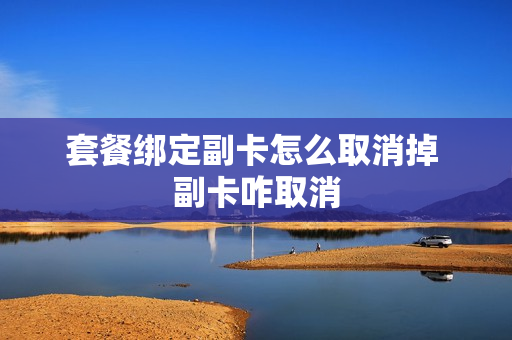 套餐绑定副卡怎么取消掉 副卡咋取消