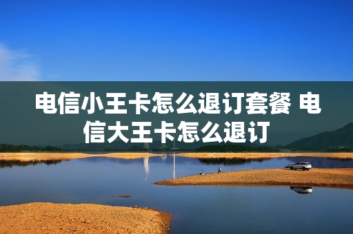 电信小王卡怎么退订套餐 电信大王卡怎么退订