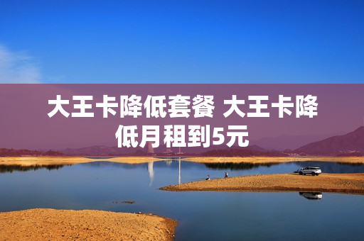 大王卡降低套餐 大王卡降低月租到5元