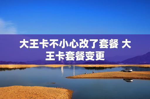 大王卡不小心改了套餐 大王卡套餐变更