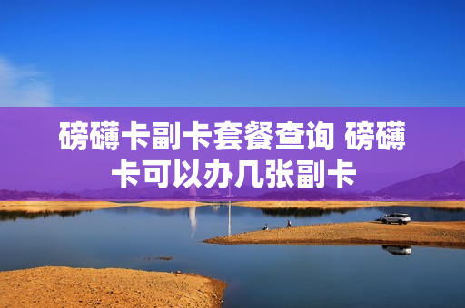 磅礴卡副卡套餐查询 磅礴卡可以办几张副卡