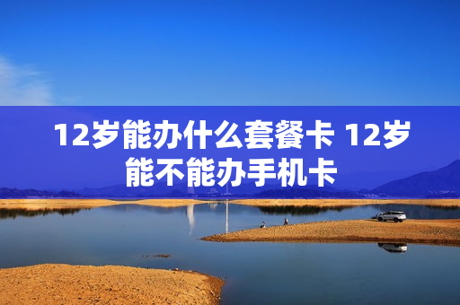 12岁能办什么套餐卡 12岁能不能办手机卡