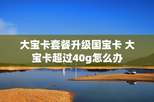 大宝卡套餐升级国宝卡 大宝卡超过40g怎么办