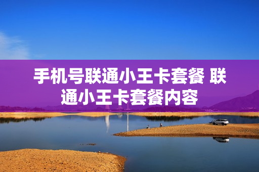 手机号联通小王卡套餐 联通小王卡套餐内容