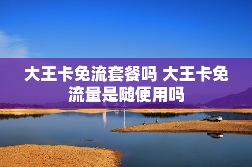 大王卡免流套餐吗 大王卡免流量是随便用吗