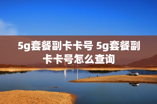 5g套餐副卡卡号 5g套餐副卡卡号怎么查询