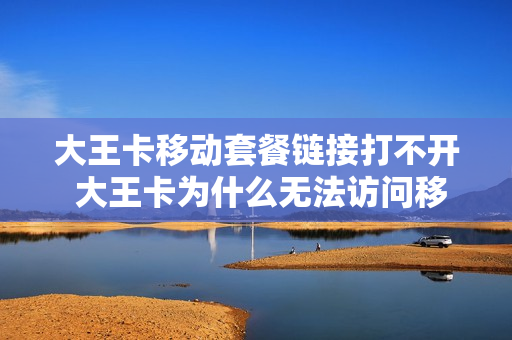 大王卡移动套餐链接打不开 大王卡为什么无法访问移动网络