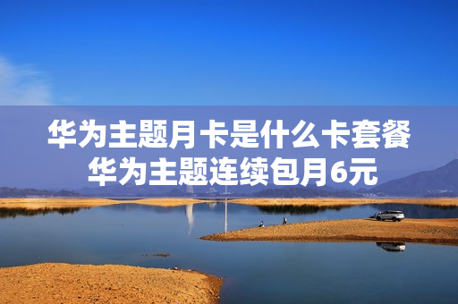 华为主题月卡是什么卡套餐 华为主题连续包月6元