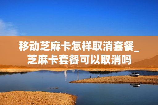 移动芝麻卡怎样取消套餐_芝麻卡套餐可以取消吗