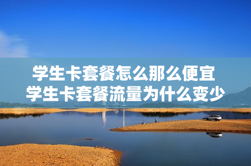 学生卡套餐怎么那么便宜 学生卡套餐流量为什么变少了