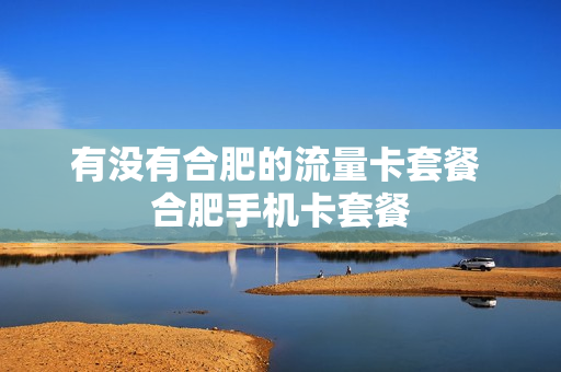 有没有合肥的流量卡套餐 合肥手机卡套餐