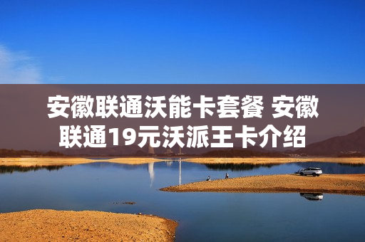 安徽联通沃能卡套餐 安徽联通19元沃派王卡介绍