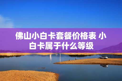 佛山小白卡套餐价格表 小白卡属于什么等级