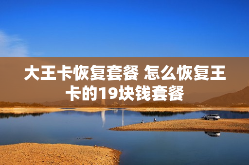 大王卡恢复套餐 怎么恢复王卡的19块钱套餐