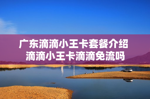 广东滴滴小王卡套餐介绍 滴滴小王卡滴滴免流吗