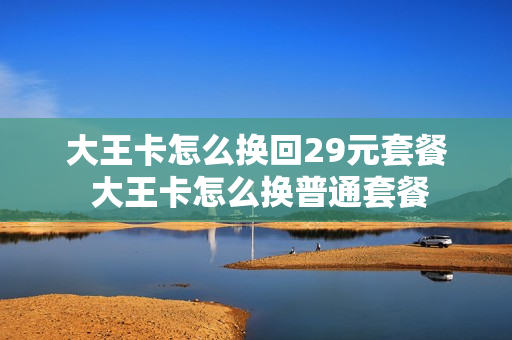 大王卡怎么换回29元套餐 大王卡怎么换普通套餐