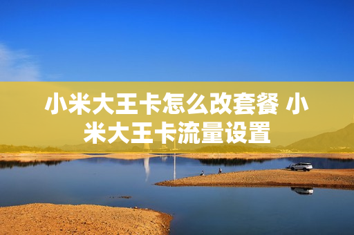 小米大王卡怎么改套餐 小米大王卡流量设置