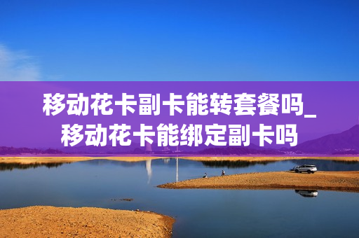 移动花卡副卡能转套餐吗_移动花卡能绑定副卡吗