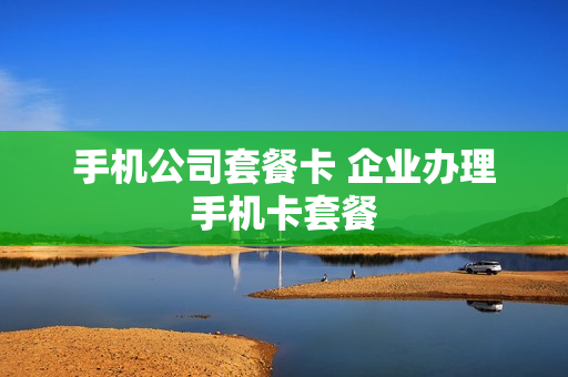 手机公司套餐卡 企业办理手机卡套餐