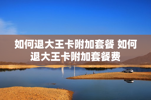 如何退大王卡附加套餐 如何退大王卡附加套餐费
