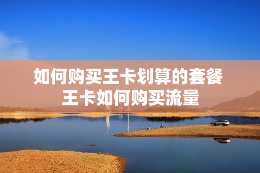 如何购买王卡划算的套餐 王卡如何购买流量