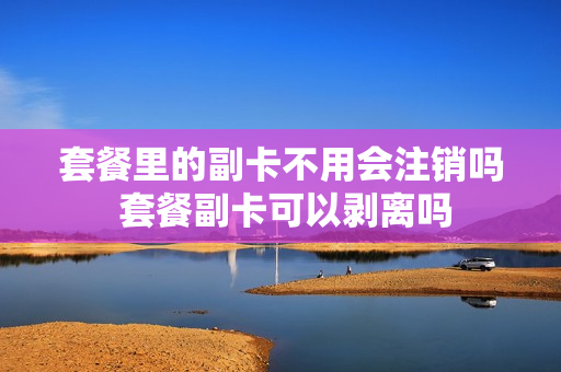套餐里的副卡不用会注销吗 套餐副卡可以剥离吗