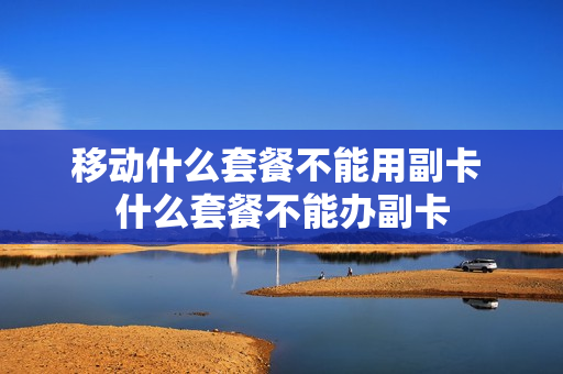 移动什么套餐不能用副卡 什么套餐不能办副卡