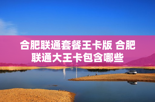 合肥联通套餐王卡版 合肥联通大王卡包含哪些