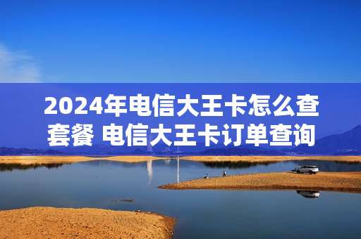 2024年电信大王卡怎么查套餐 电信大王卡订单查询