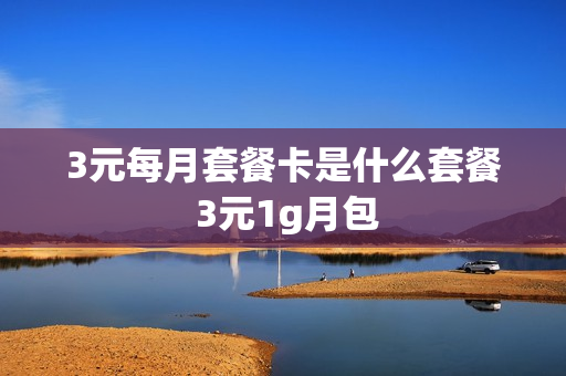 3元每月套餐卡是什么套餐 3元1g月包