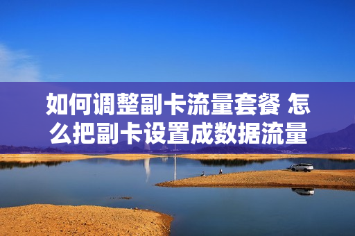 如何调整副卡流量套餐 怎么把副卡设置成数据流量
