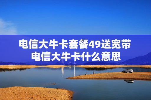 电信大牛卡套餐49送宽带 电信大牛卡什么意思