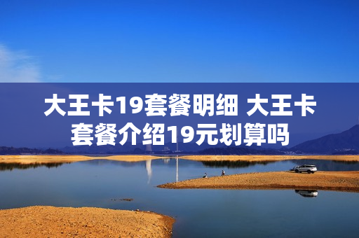 大王卡19套餐明细 大王卡套餐介绍19元划算吗