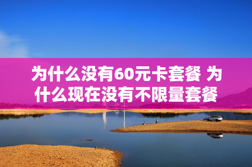 为什么没有60元卡套餐 为什么现在没有不限量套餐