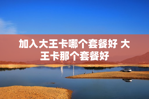 加入大王卡哪个套餐好 大王卡那个套餐好