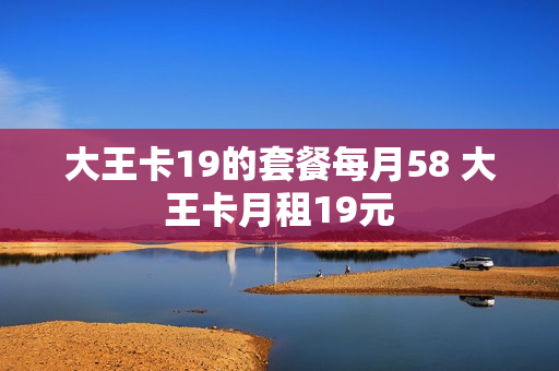 大王卡19的套餐每月58 大王卡月租19元