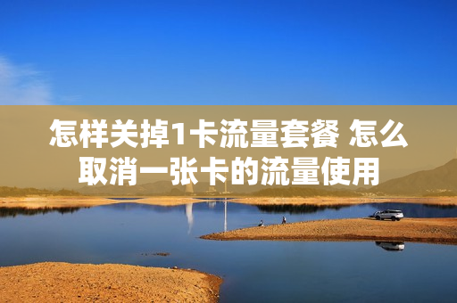 怎样关掉1卡流量套餐 怎么取消一张卡的流量使用