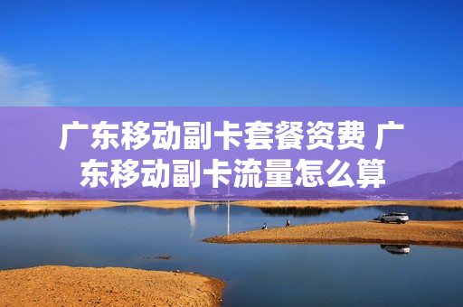 广东移动副卡套餐资费 广东移动副卡流量怎么算
