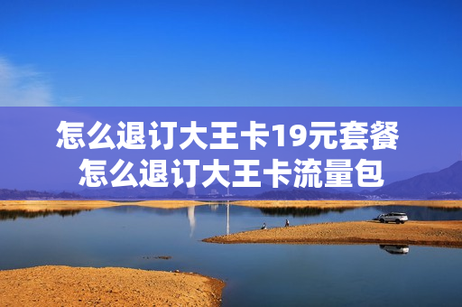 怎么退订大王卡19元套餐 怎么退订大王卡流量包