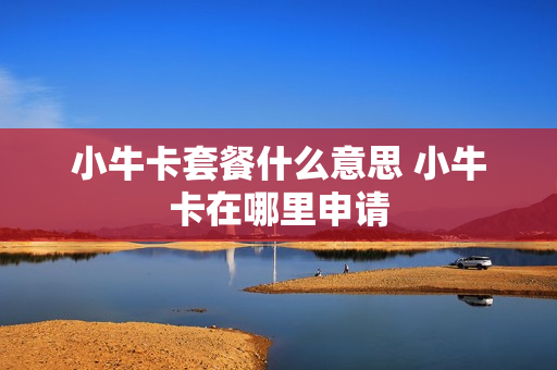 小牛卡套餐什么意思 小牛卡在哪里申请