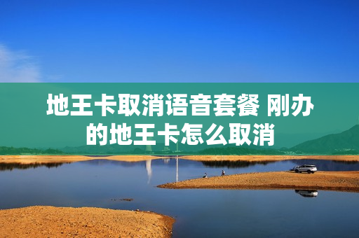 地王卡取消语音套餐 刚办的地王卡怎么取消