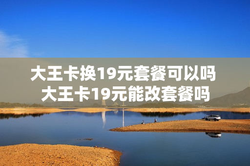 大王卡换19元套餐可以吗 大王卡19元能改套餐吗