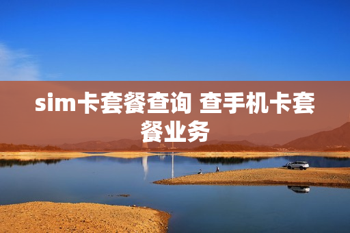 sim卡套餐查询 查手机卡套餐业务