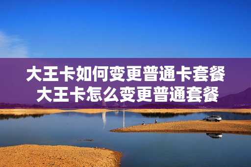 大王卡如何变更普通卡套餐 大王卡怎么变更普通套餐