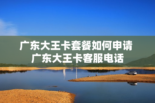 广东大王卡套餐如何申请 广东大王卡客服电话