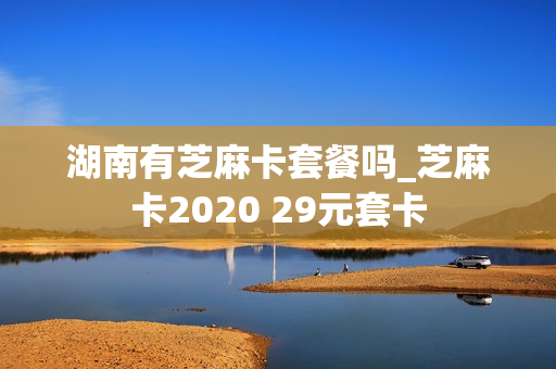 湖南有芝麻卡套餐吗_芝麻卡2020 29元套卡