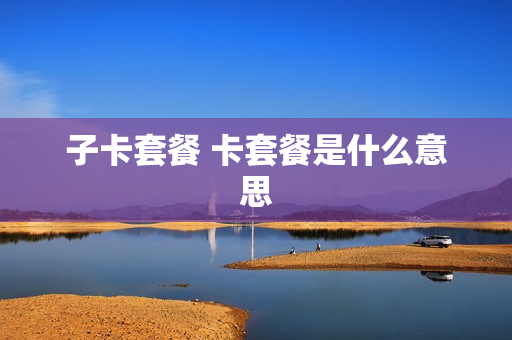子卡套餐 卡套餐是什么意思