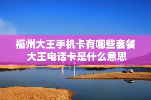 福州大王手机卡有哪些套餐 大王电话卡是什么意思
