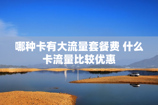 哪种卡有大流量套餐费 什么卡流量比较优惠